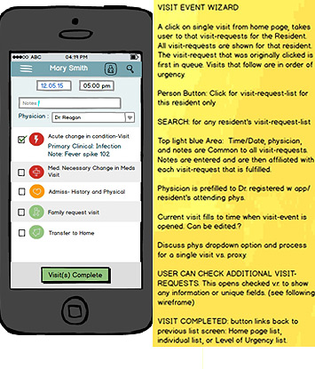mobile paq balsamiq wireframe