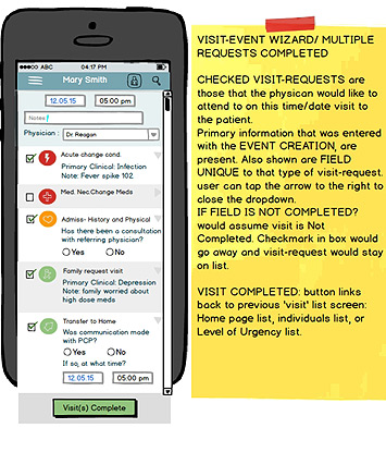 mobile paq balsamiq wireframe