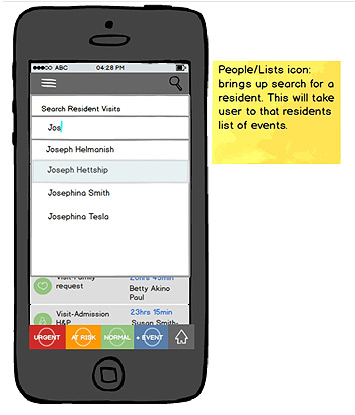 mobile paq balsamiq wireframe