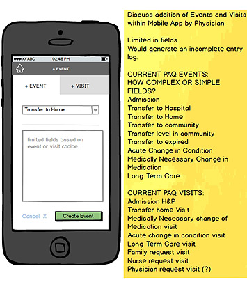 mobile paq balsamiq wireframe