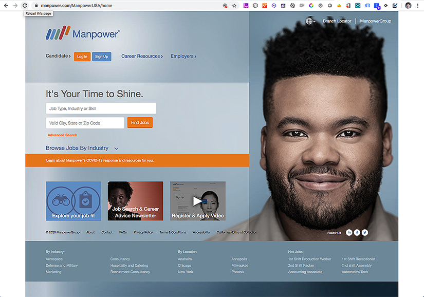 desktop view and key features