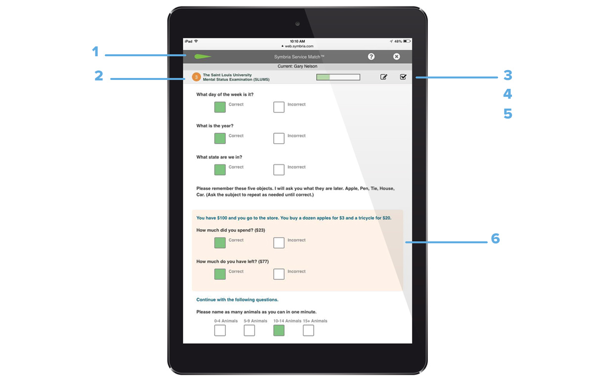 Service Match key features