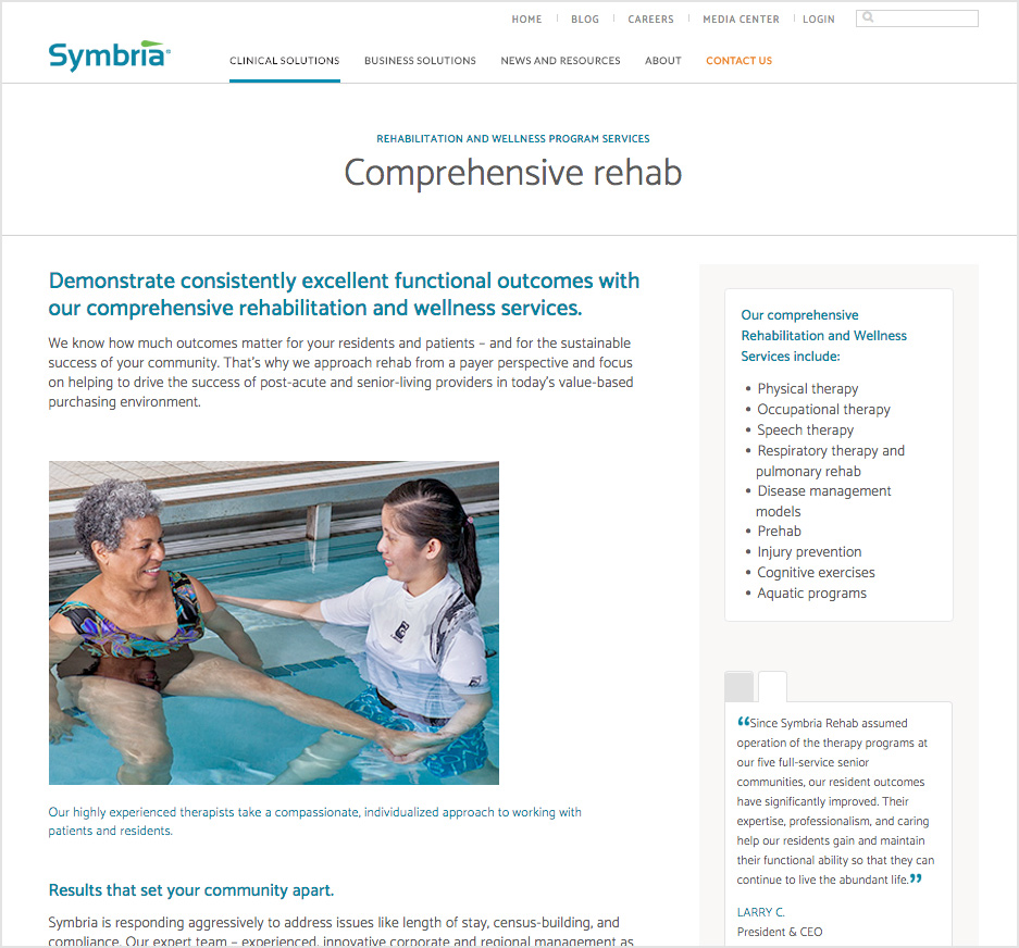 Symbria Rx Services Symbria site